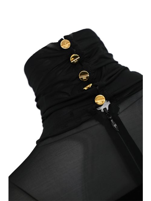 Abito Red Carpet in velluto e jersey Elisabetta Franchi | ABR4257E2110
